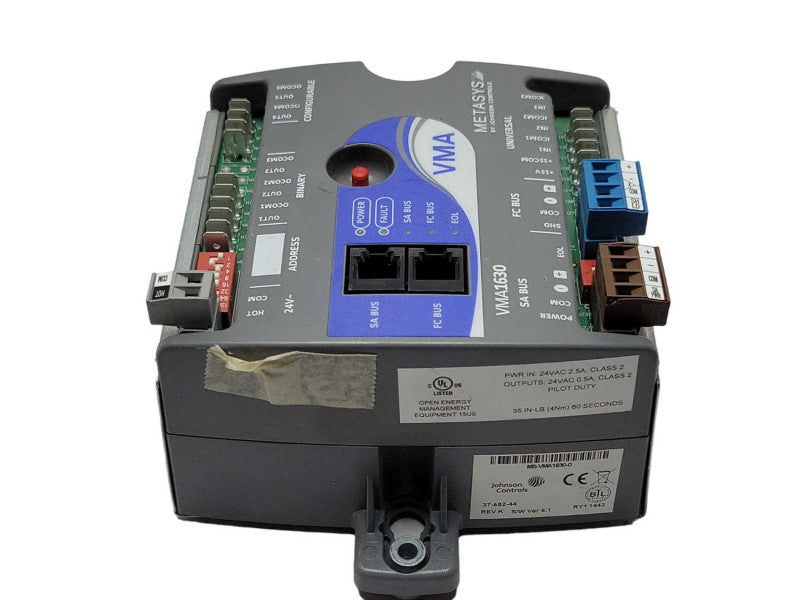 Johnson Controls Metasys VMA1630 Modular Variable, READ _