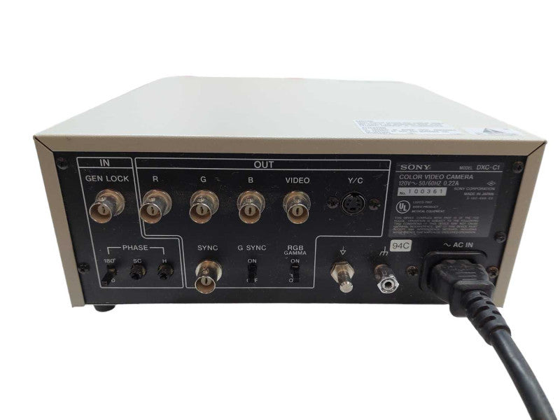 Sony Color Video Camera Control Unit Model: DXC-C1 =