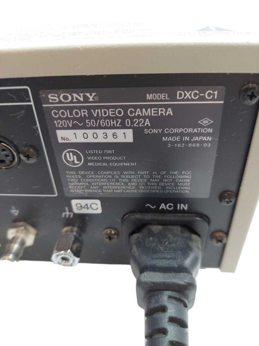 Sony Color Video Camera Control Unit Model: DXC-C1 =