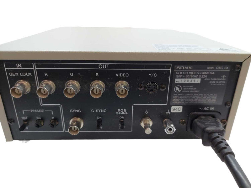 Sony Color Video Camera Control Unit Model: DXC-C1 =