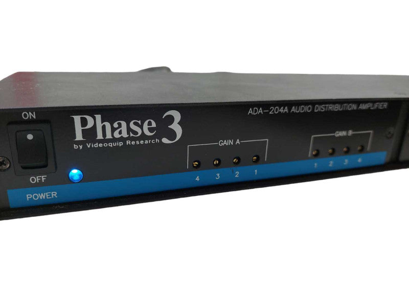 Phase 3 Videoquip ADA-204A/R1 Audio Distribution Amplifier  =