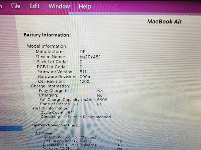 Apple Macbook Air 2015 13" Core i5-5250U @ 1.6GHz 8GB DDR3 250GB SSD (