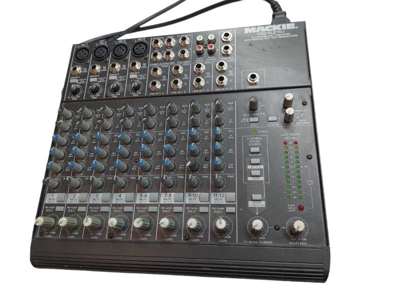 Mackie 1202-VLZPro 12-Chanel Mic/Line Mixer with Premium XDR Mic PreAmplifier â