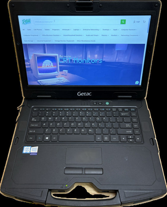 Getac S410 TOUCH Rugged Laptop i5-6200U 8GB RAM 256GB SSD BIOS Locked READ!