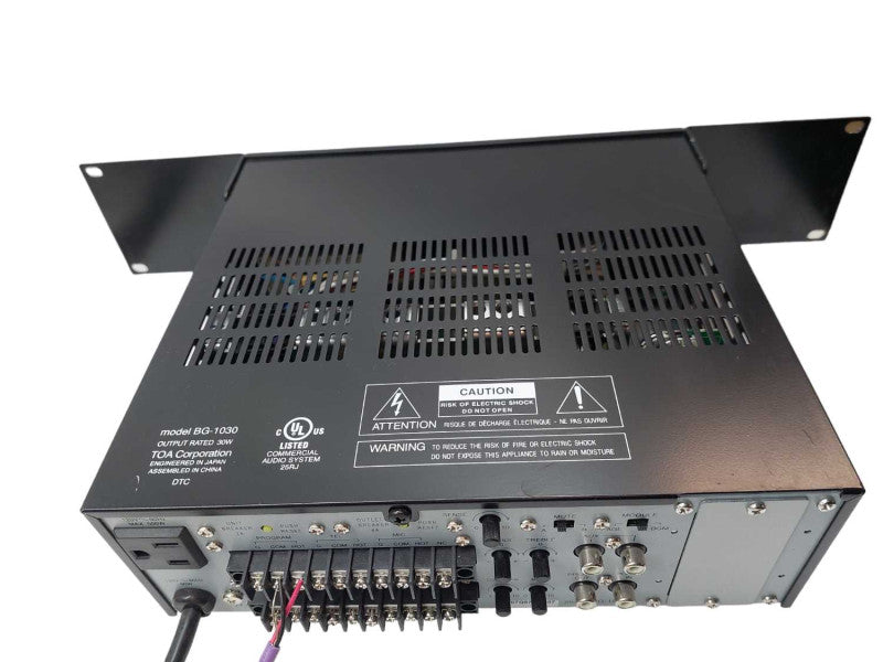 Toa Integrated Amplifier Model: BG-1030 =