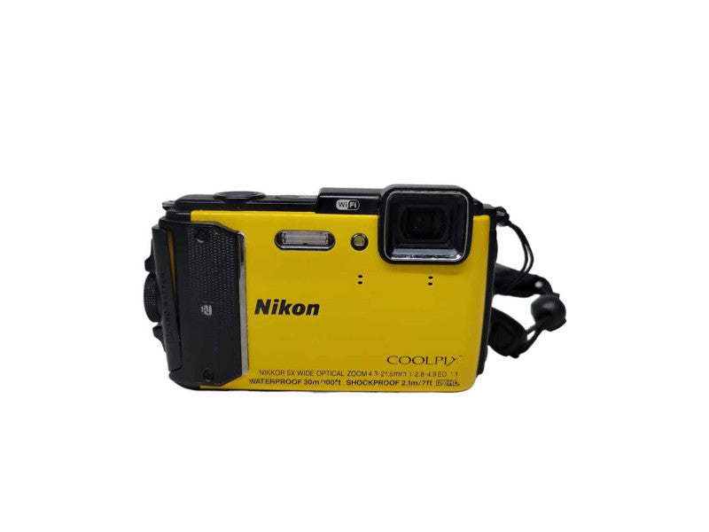 Nikon COOLPIX AW130 16.0MP Digital Camera Waterproof UHD 4K Yellow %