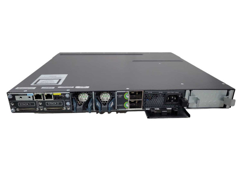 Cisco WS-C3750X-48P-L V02 Gigabit PoE+ Network Switch 10GbE Module !