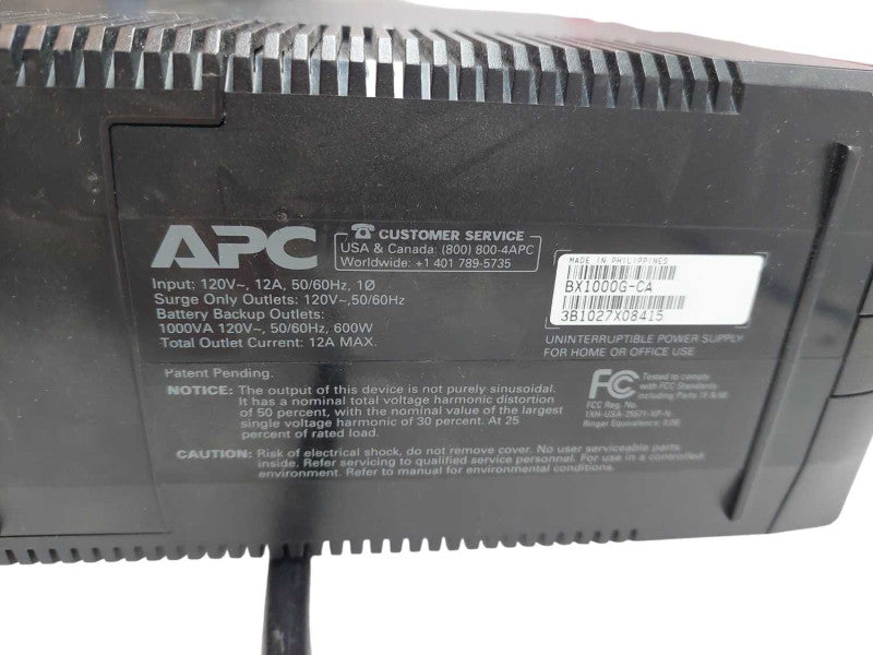 APC Back-UPS XS 1000 Model: BX1000G-CA â