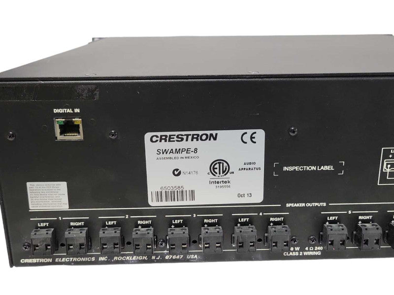 Crestron SWAMPE-8 Sonnex 8-Zone Multiroom Audio Expander, READ _