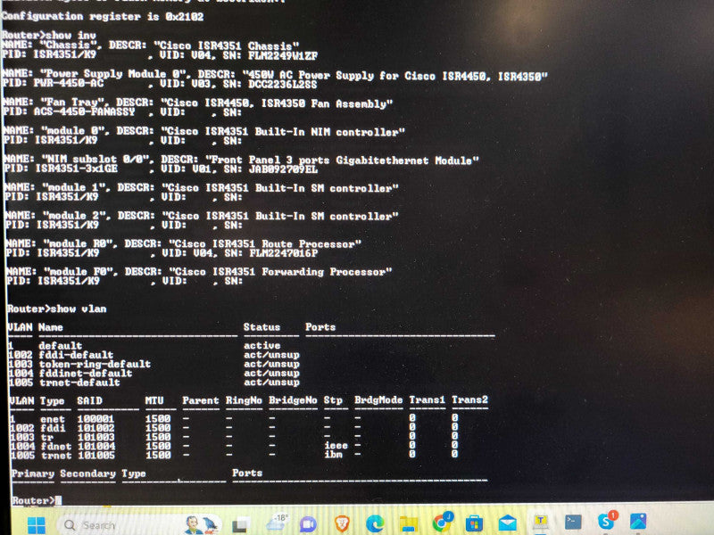 Cisco ISR4351 ISR4351/K9 Integrated Services Router, Not Affected READ $