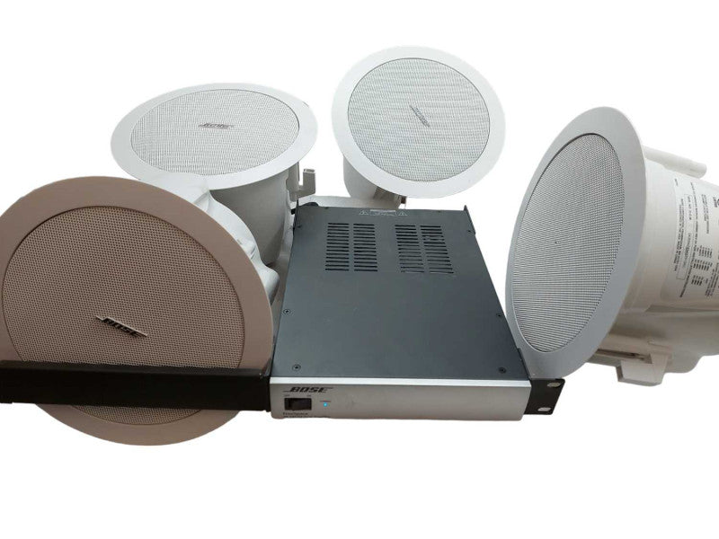 Bose FreeSpace ZA 190-HZ Zone Amplifier With 4 Ceiling Speakers  â