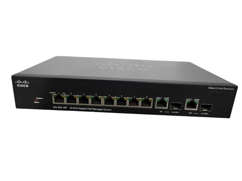 Cisco SG300-10P | 10 Port Gigabit PoE Managed Switch !