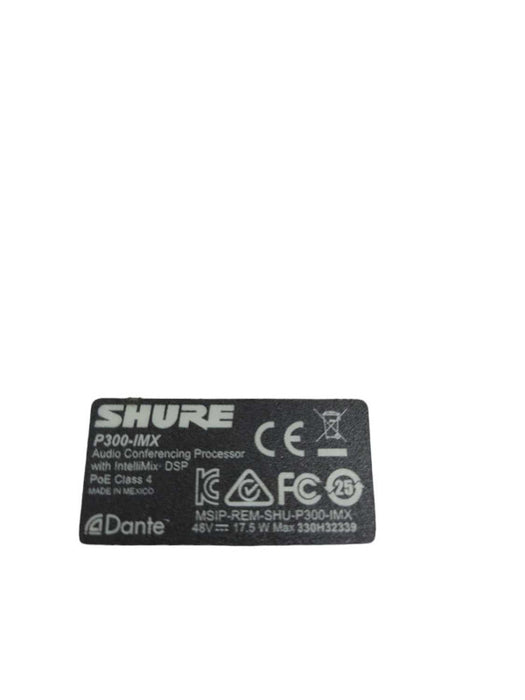 Shure P300 IMX - Audio Conferencing Processor w/ mounting bracket Q%\t %