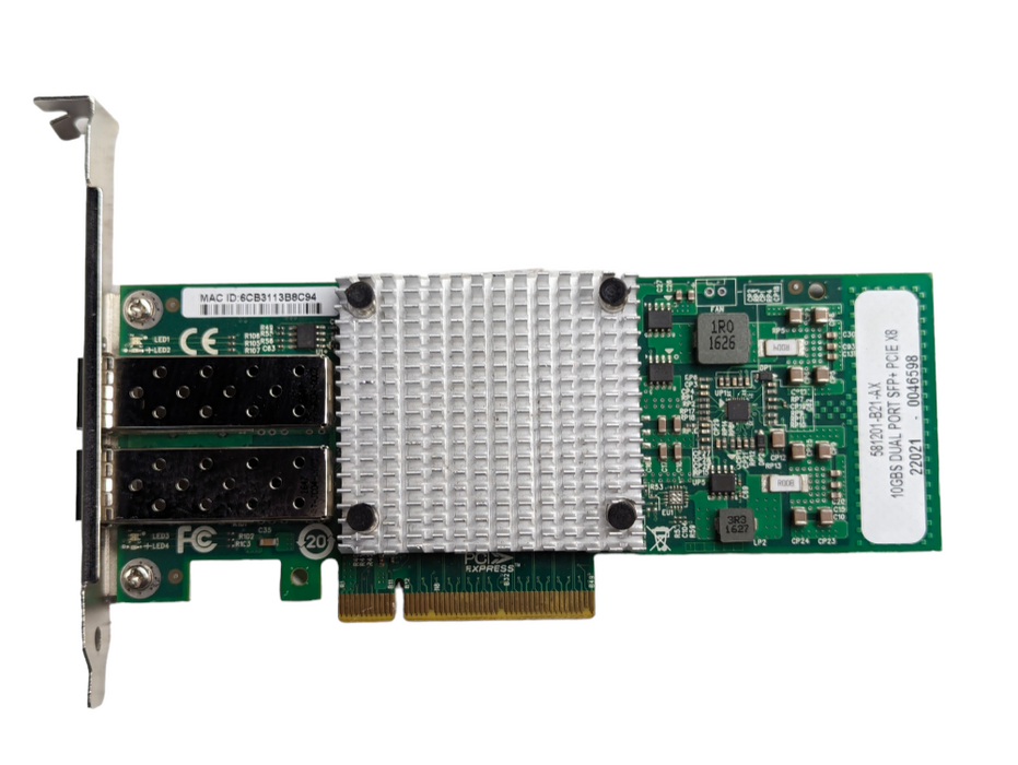 Axiom PCIe x8 10Gbs Dual Port Fiber Network Adapter -