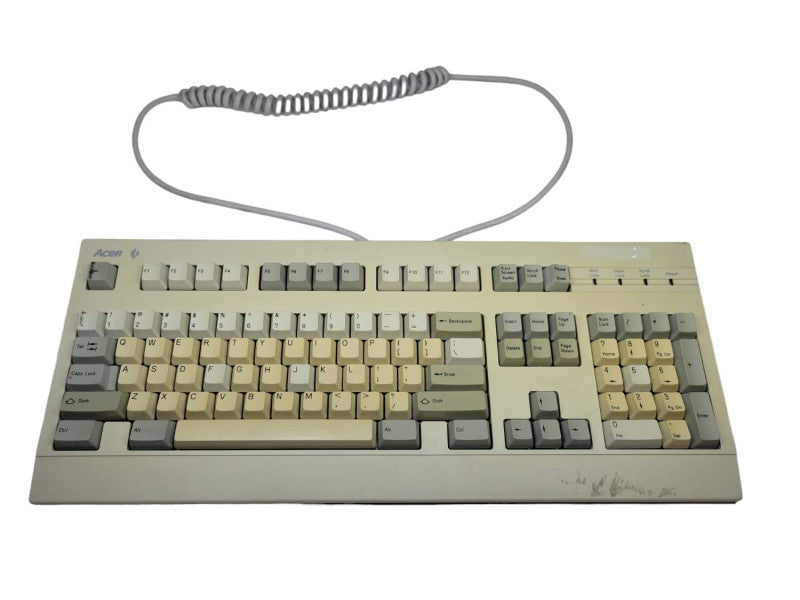 Vintage 1991 Acer Mechanical Keyboard Model 6311-K %