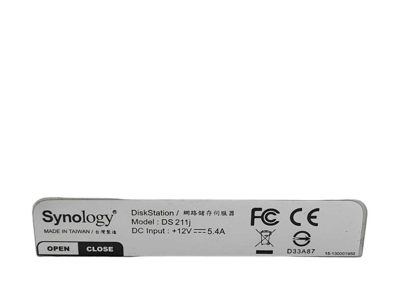 Synology DiskStation DS211J with 2x 2TB Sata HDDs, no Power adapter _