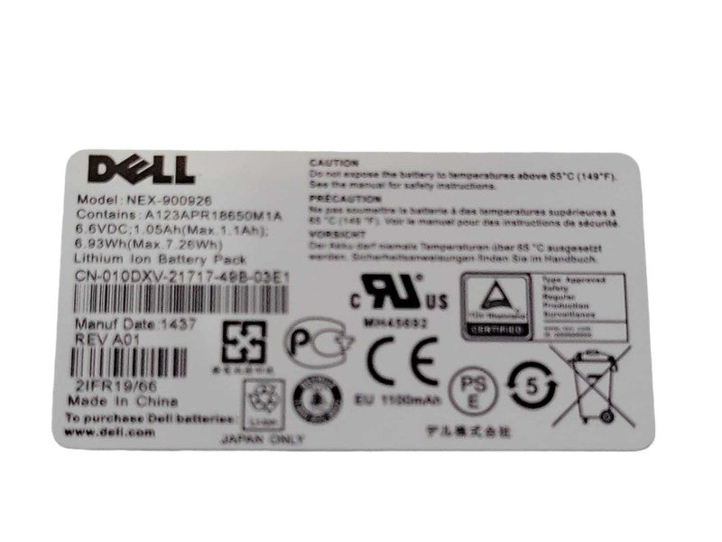 Dell 0DCY2N TYPE 15 SAS I/O CONTROLLER for EQUALLOGIC PS6210 _