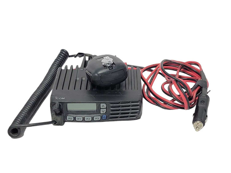 Icom IC-F5023H MOBILE TRANSCEIVERS with MIC and Car Charger, READ _