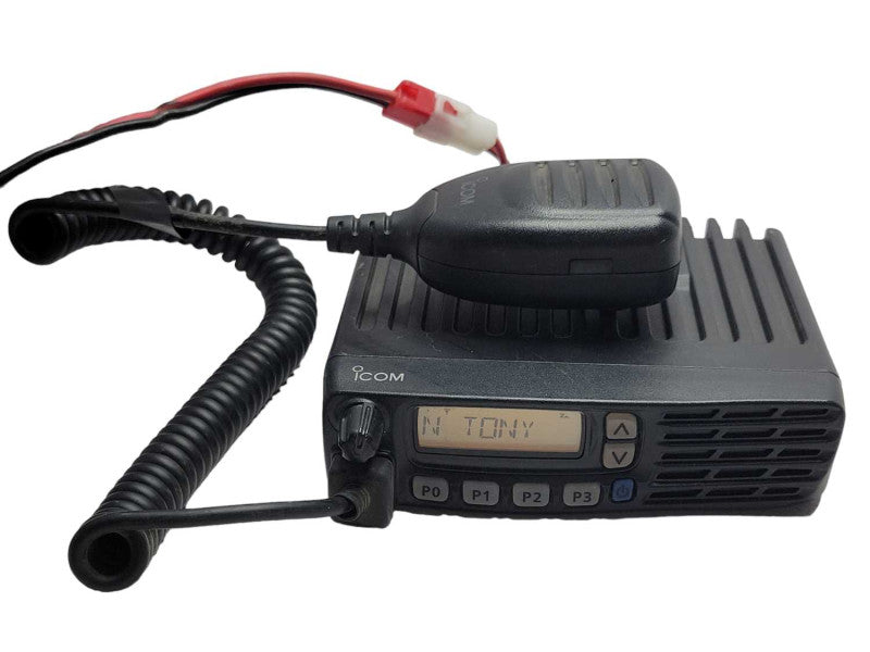 Icom IC-F5023H MOBILE TRANSCEIVERS with MIC and Car Charger, READ _
