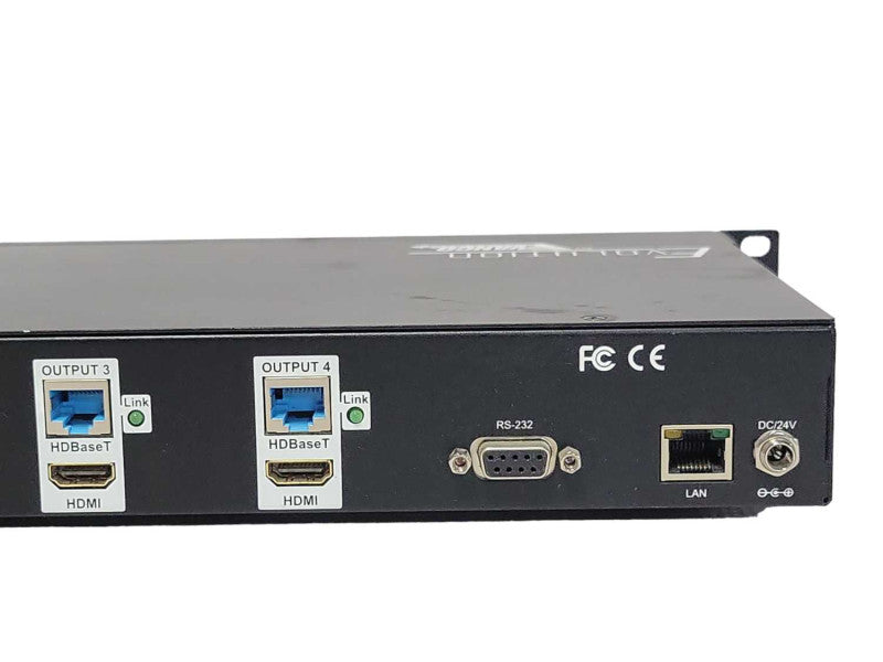 Vanco EVMX4004 Evolution HDBaseT 4x4 Matrix Selector Switch _