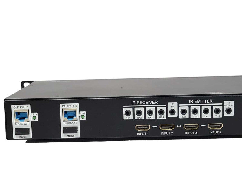 Vanco EVMX4004 Evolution HDBaseT 4x4 Matrix Selector Switch _