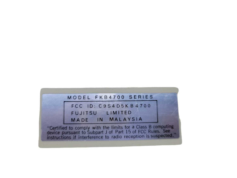 Fujitsu Peerless Switches FKB4700 Mechanical 5-Pin DIN AT Computer Keyboard %