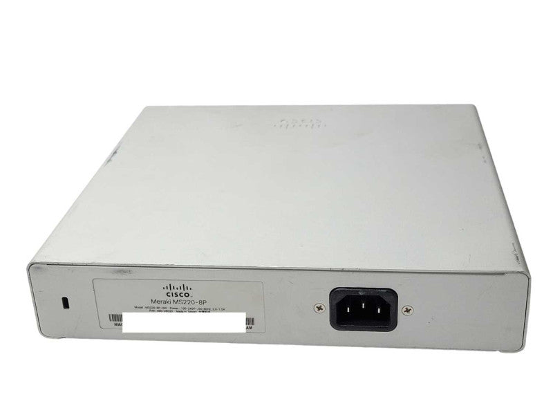 Cisco Meraki MS220-8P-HW Cloud Managed Switch 8-Port Gigabit UNCLAIMED _