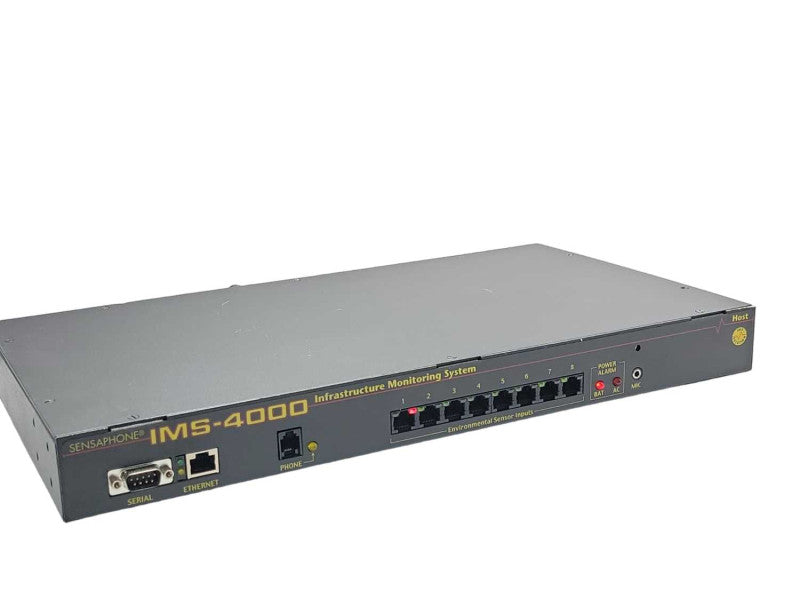 Sensaphone IMS-4000 Enterprise Remote Infrastructure Monitoring Host READ _