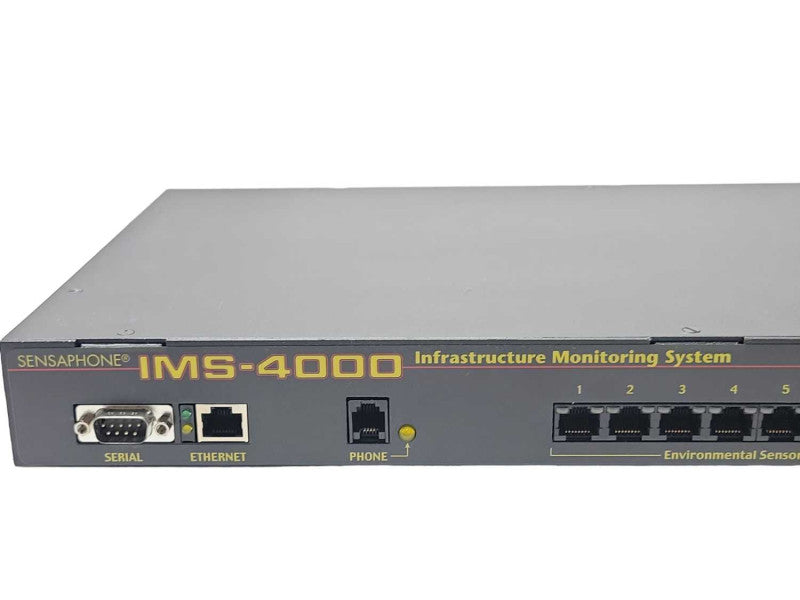 Sensaphone IMS-4000 Enterprise Remote Infrastructure Monitoring Host READ _