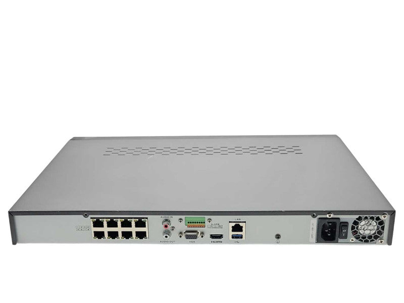 Hikvision 8 Ch DS-7608NI-E2/8P Embedded Plug & Play NVR No HDD, READ _