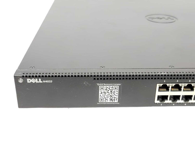Dell N4032 Managed Switch 04G4FP 24x 10GbE BaseT (RJ45) Ports 2xPSU  _