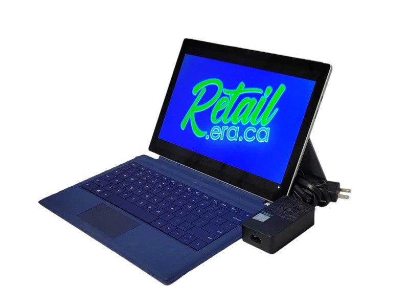 Microsoft Surface Pro 1796, i5-7300U 2.6GHz, 8GB, 256GB SSD, w/ PWR READ _