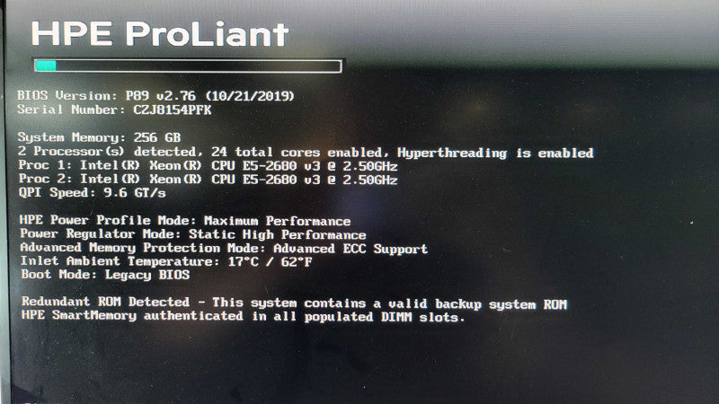 HP StoreOnce 6600 - 2 x Xeon E5-2680 v3 | 256GB DDR4 | P440ar | 2x 800W PSU %