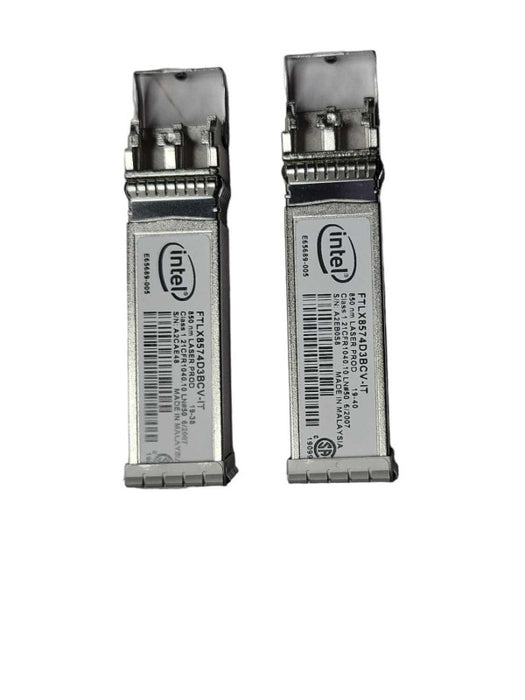 DELL Intel X520-DA2 X520 10Gb SFP+ Network Adapter 0XYT17 W/ 2x SFPs Q_