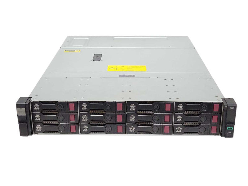 HPE D3610 12-LFF Disk Enclosure with 12x HDD Trays, 2x Controllers, 2x PSU _