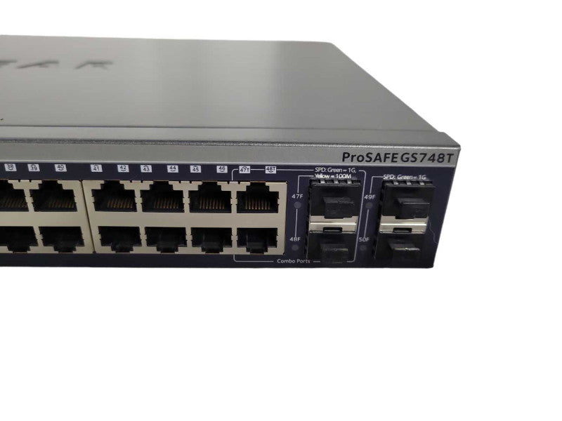 Netgear ProSafe GS748T 48-Port Gigabit Ethernet Smart Switch !
