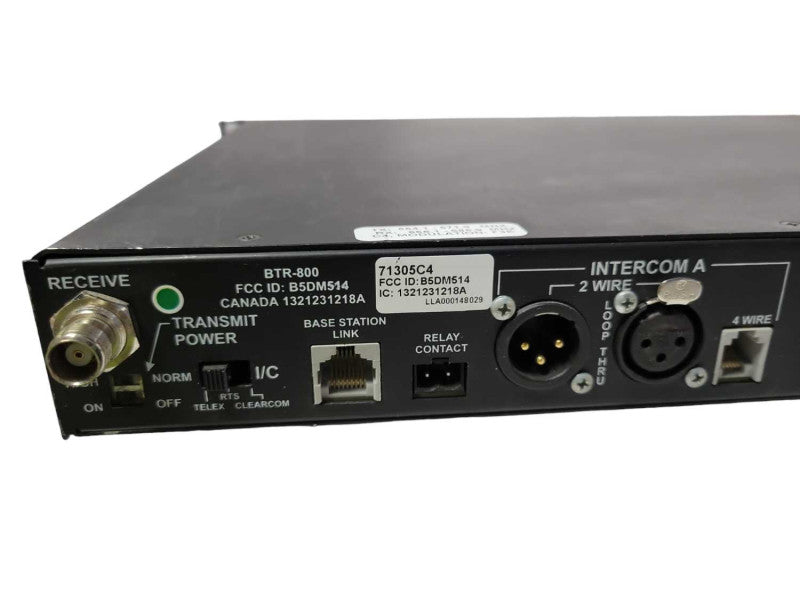 Radiocom BTR-800 Band Wireless System Receiver Transmitter, READ _