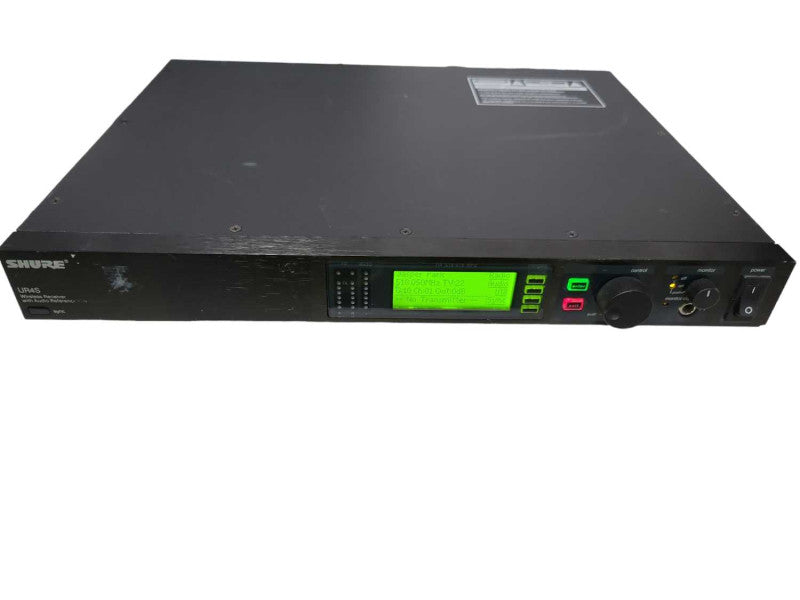 Shure UR4S H4 518-578 Mhz Wireless Receiver Audio Reference Commanding, READ _