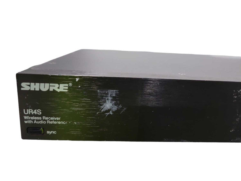 Shure UR4S H4 518-578 Mhz Wireless Receiver Audio Reference Commanding, READ _