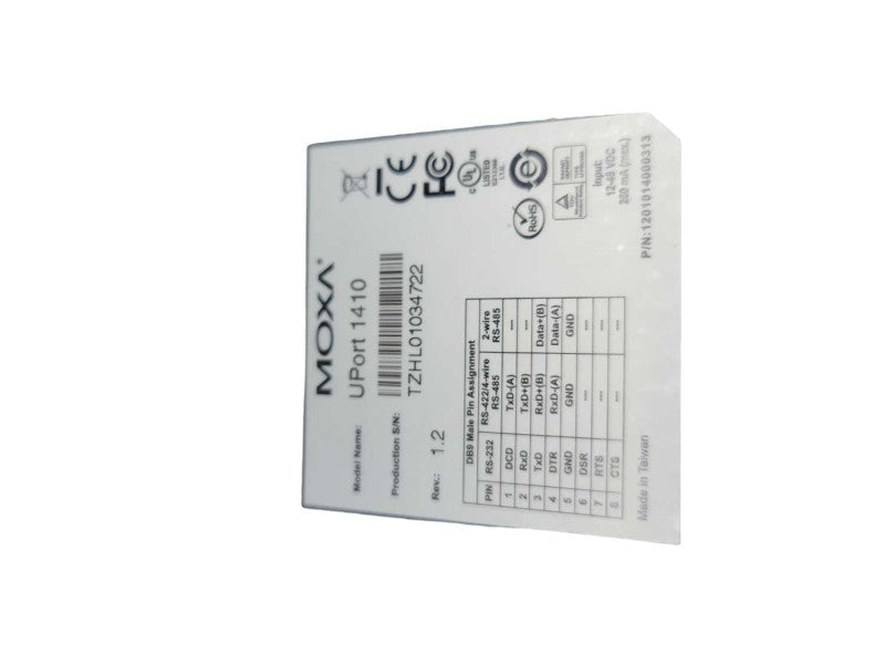 MOXA UPORT 1410 USB TO 4 PORT RS-232 REV 1.2 Q%