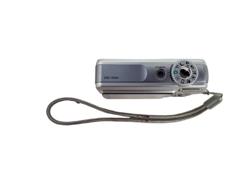 Sony Cyber-shot DSC-S500 6.0MP Digital Camera - Silver Retro Vintage !