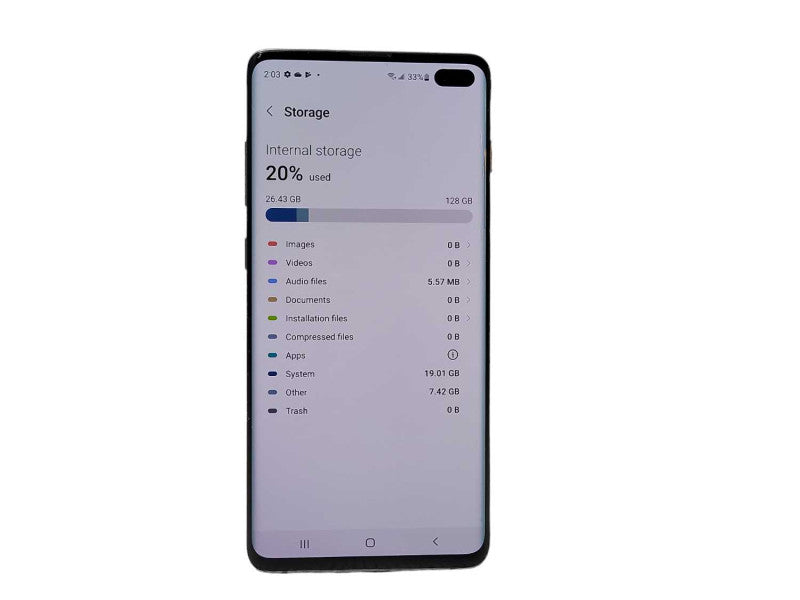 Samsung Galaxy S10+ SM-G9765W 128GB $