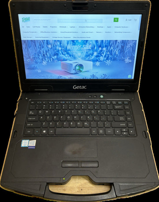 Getac S410 TOUCH Rugged Laptop i5-6200U 8GB RAM 256GB SSD BIOS Locked READ!