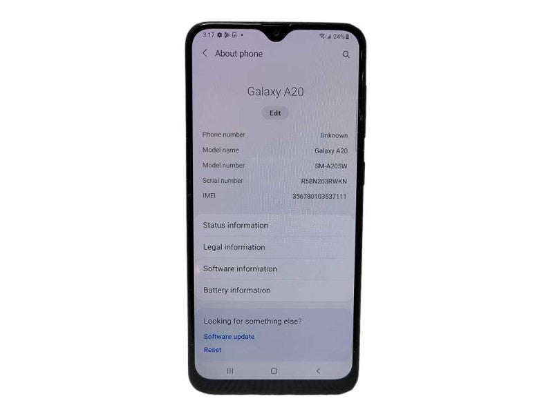 Samsung Galaxy A20 32GB (SM-A205W) READ $