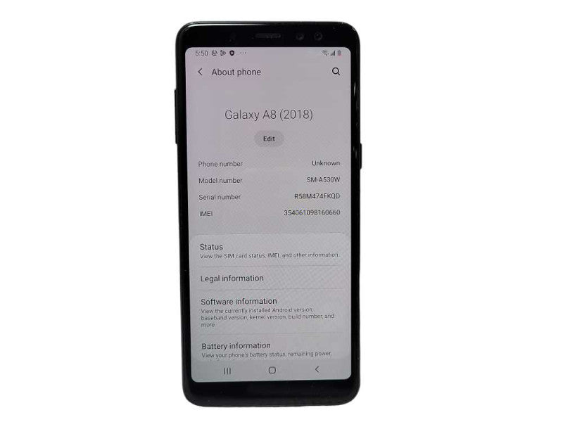 Samsung Galaxy A8 32GB (SM-A530W) - READ $