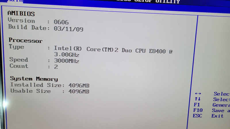 Intel Core 2 Duo E8400 |  ASUS P5KPL-CM | 4GB RAM | NVIDIA GEFORCE 6600 256MB %