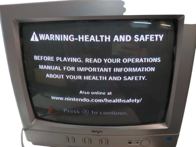 Nintendo Wii Model:RVL-001  = Console Only with sensor bar and cables