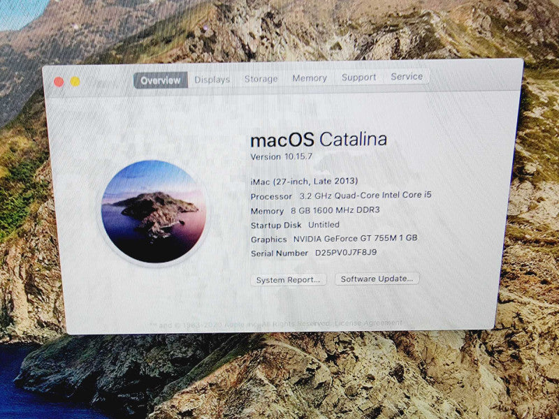 Apple iMac 2013 Core i5 @ 3.2GHz 8GB DDR3 500GB SSD (