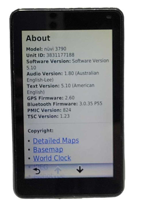 Garmin Nuvi 3790 GPS UNIT ONLY, No SD Card, READ _