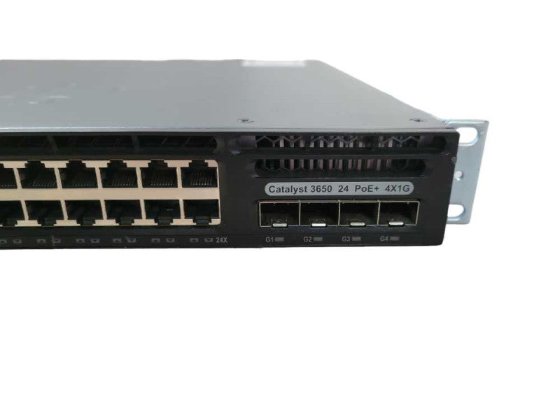Cisco WS-C3650-24PS-L | 24 Port Gigabit PoE+ | 4x1G Uplink 2x 640W PSU !